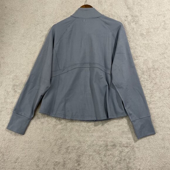 NWOT Jockey Womens XXL Light Blue Full-Zip Jacket Polyester Blend Activewear - Picture 2 of 7